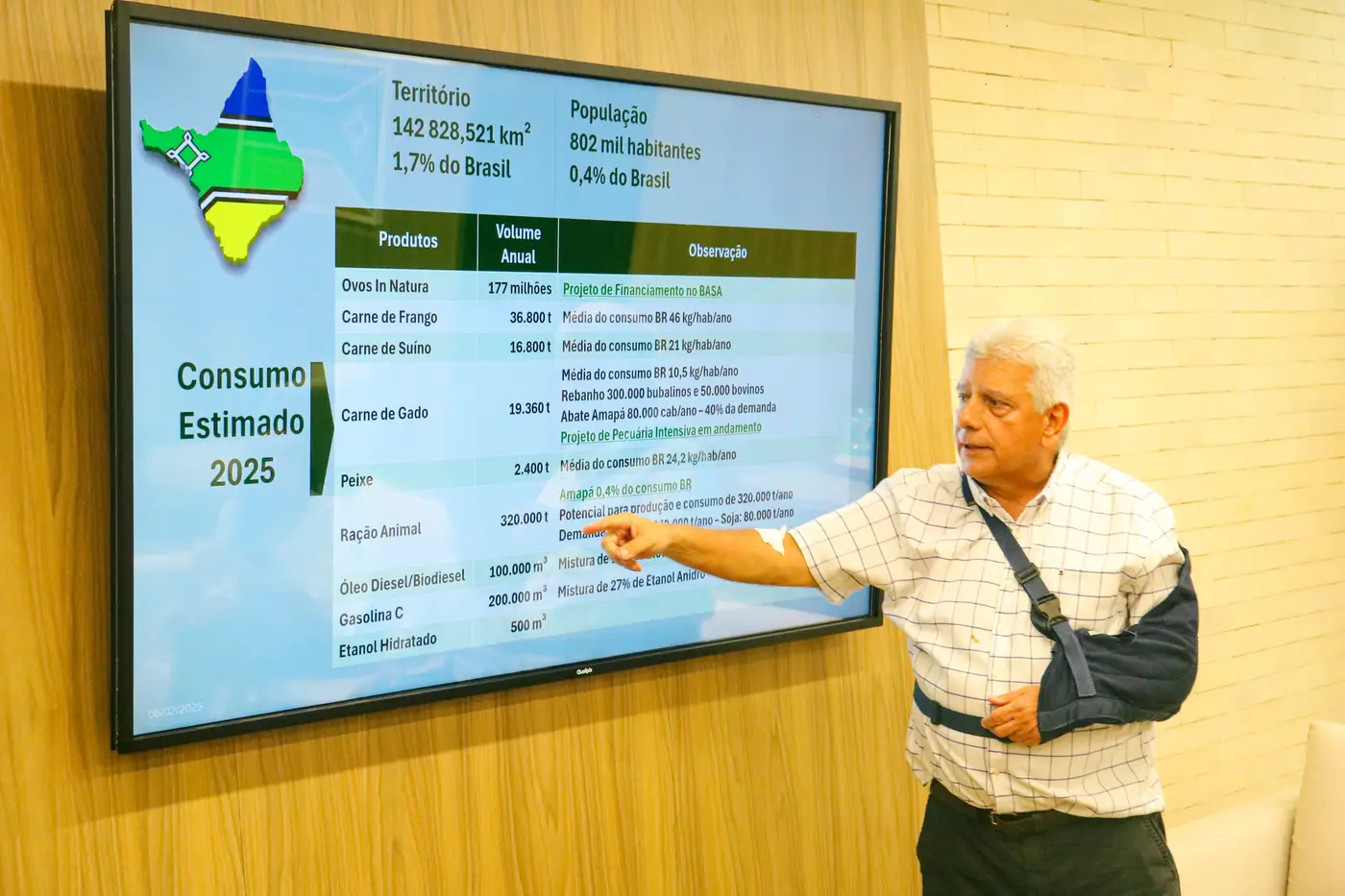 Governo do Estado se reúne com agrocerrado para debater projetos de produção de ovos e pecuária no Amapá