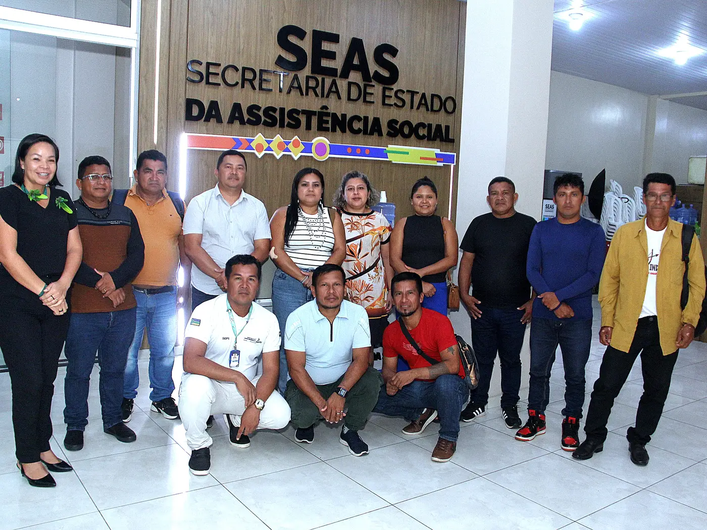 Comitiva Caciques de Oiapoque Visitam Secretarias de Governo