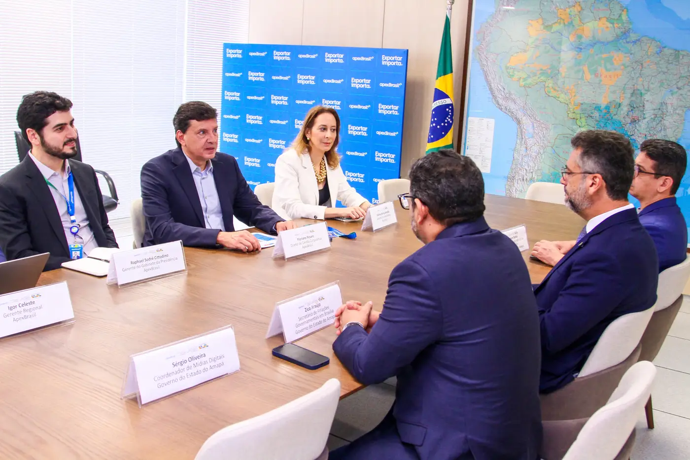 Reunião na ApexBrasil