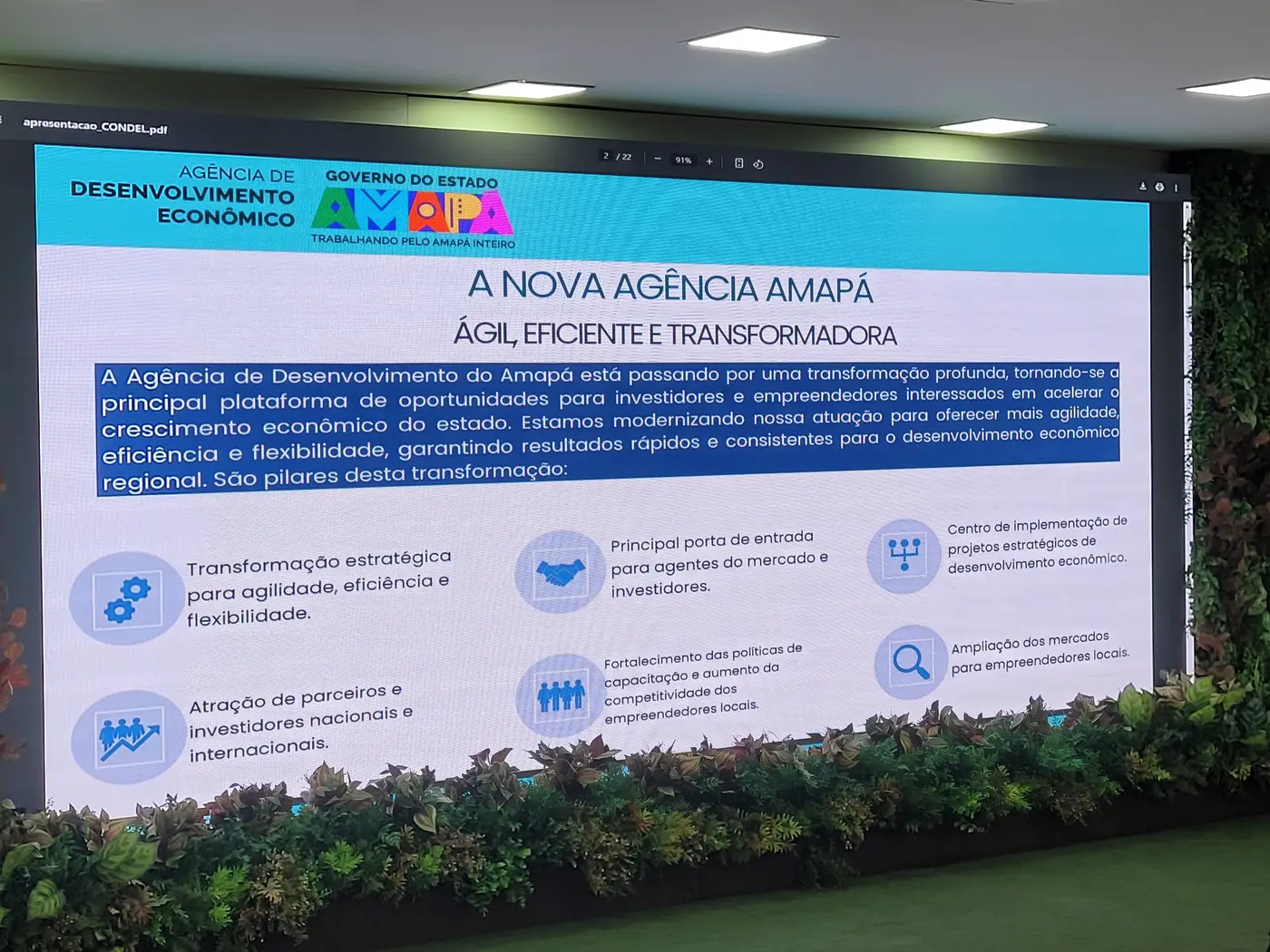 Reunião Agência Amapá - Setor do Desenvolvimento Econômico
