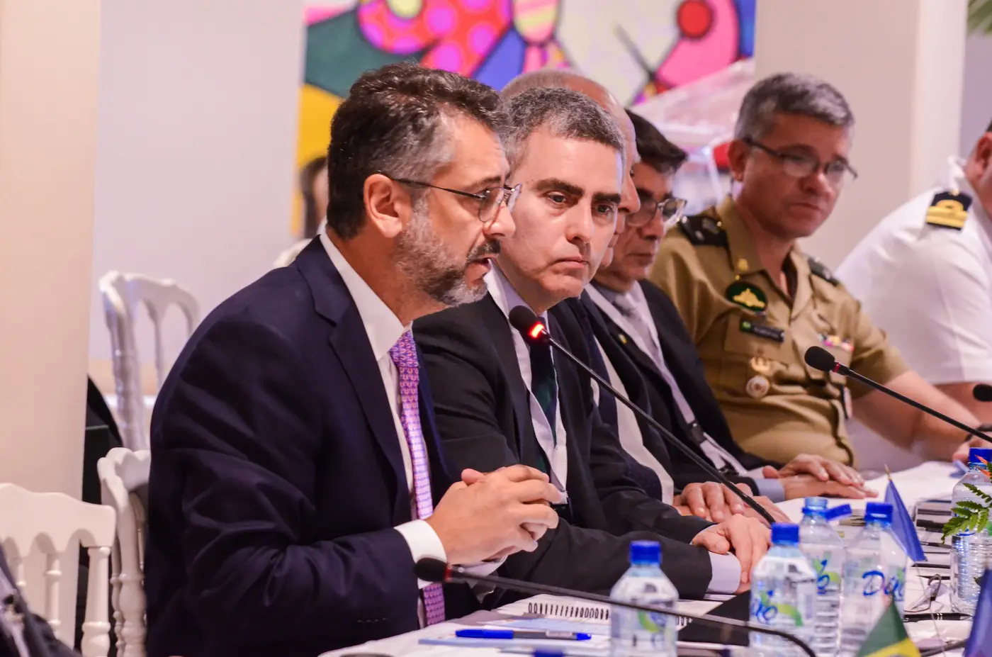 Segundo dia da 14° Comissão Mista Transfronteiriça na Guiana Francesa