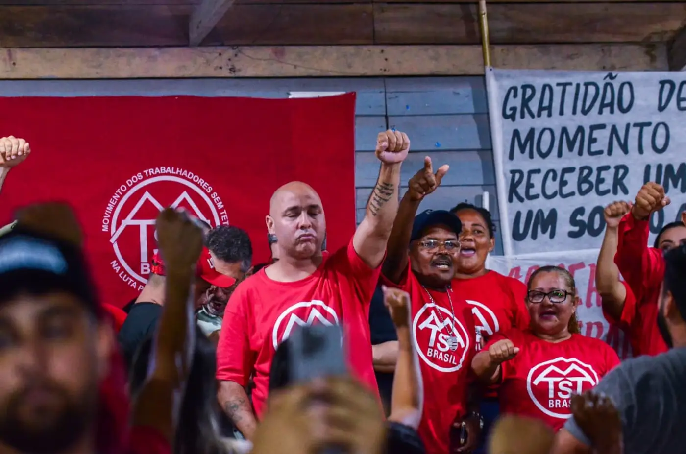 Reunião Ampliada na Ocupação Nova Aliança e Terra Prometida na Rododovia Norte Sul