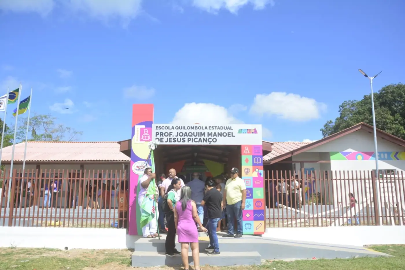 Reinauguração da Escola Quilombola Estadual Prof Joaquim Manoel de Jesus Picanço