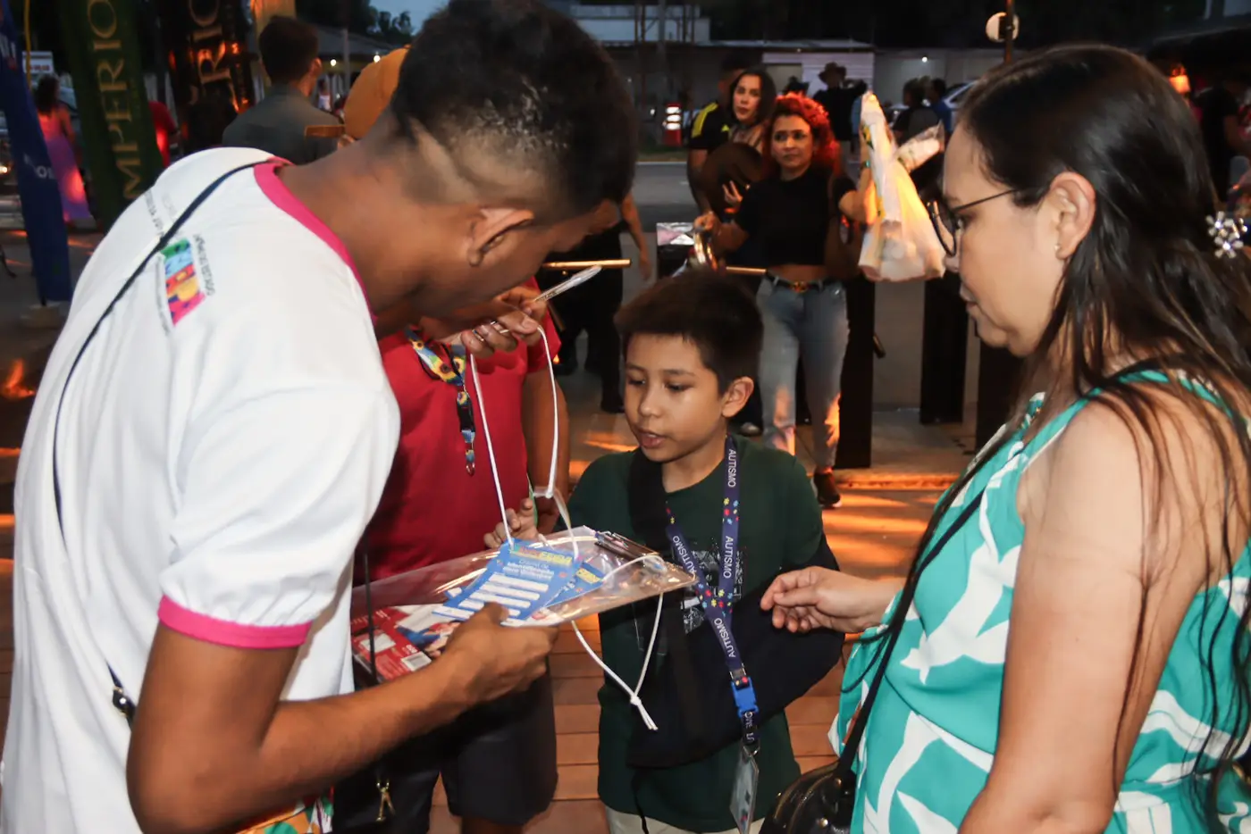Abertura da 54ª Expofeira - Crianças e Adolescentes recebem Cartão de Identificação