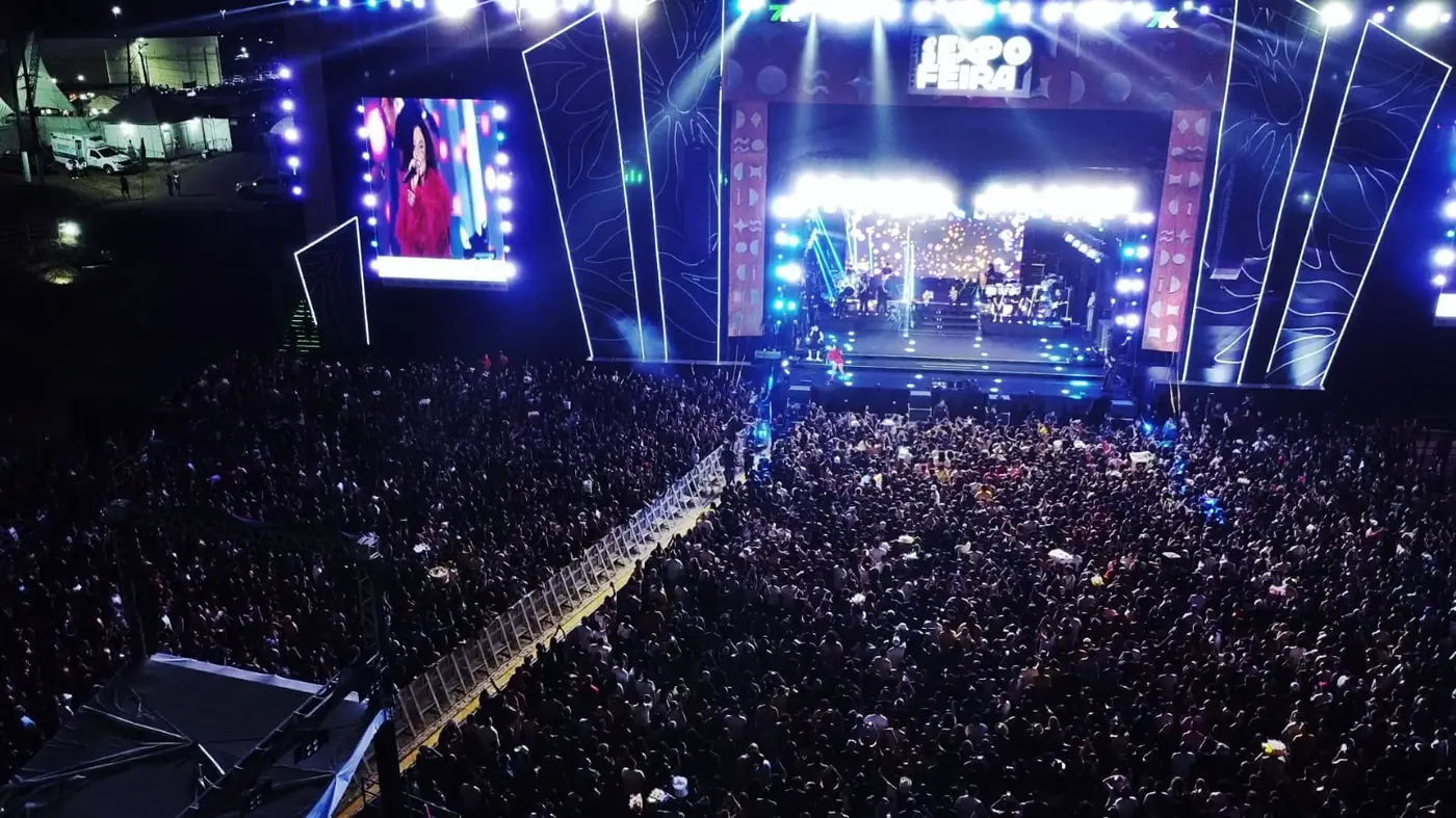 54ª Expofeira - Show Ivete Sangalo - DRONE