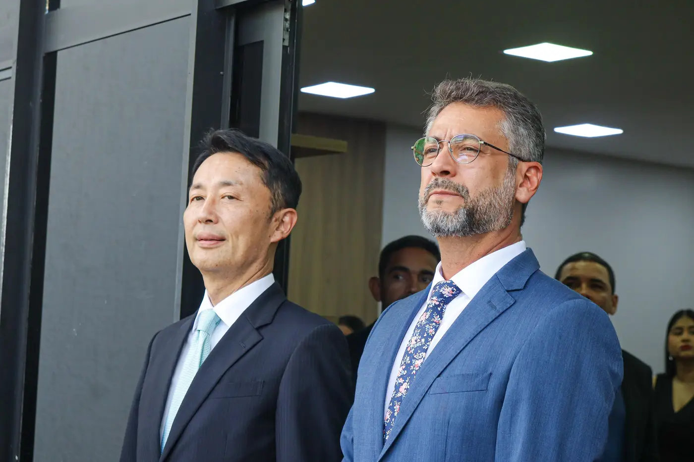Recepção ao Embaixador do Japão, HAYASHI Teiji