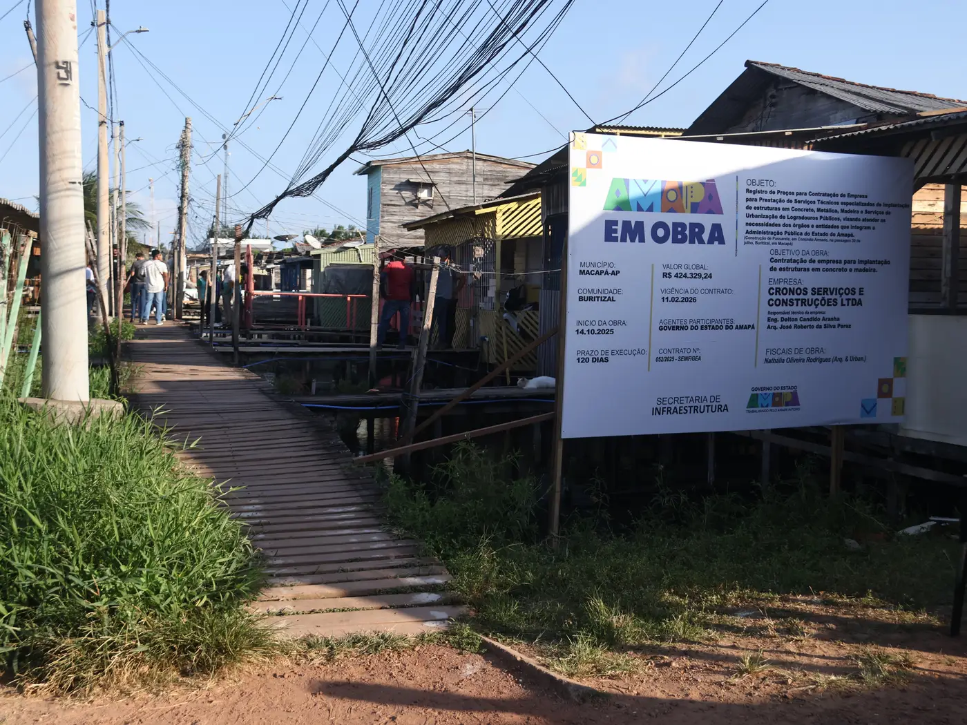 Assinatura Ordem de Serviço da Construção da Ponte 30 de Julho