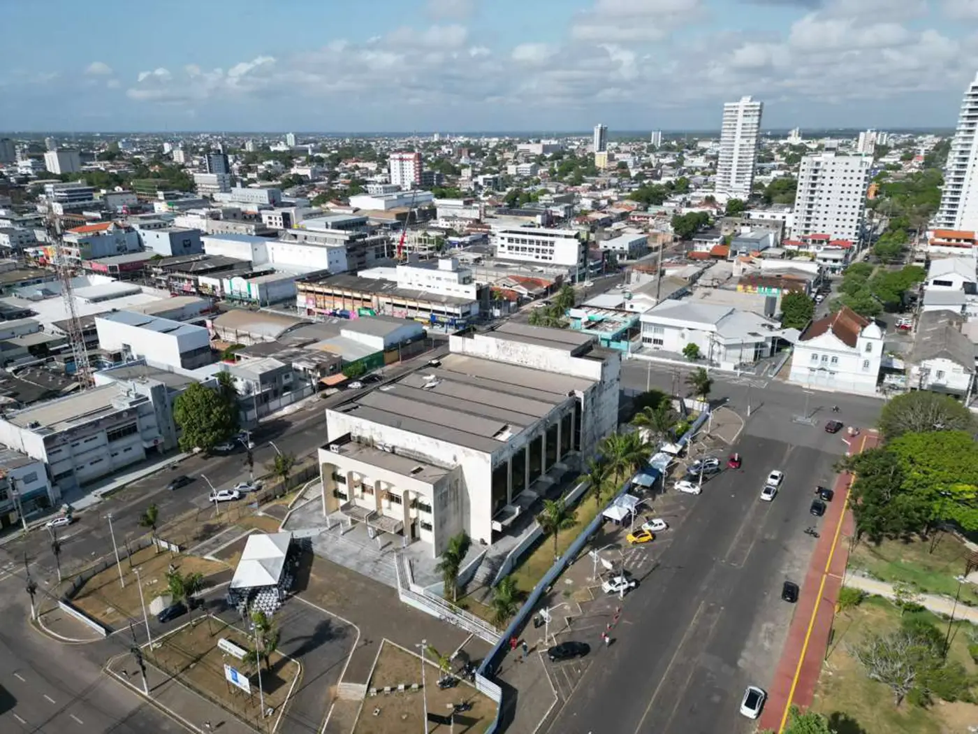 Fotos de Drone Teatro das Bacabeiras - Antes