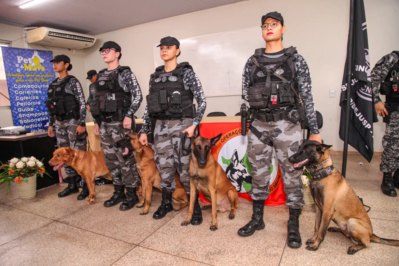 Aula Inaugural do 1º Curso de Cinotecnia para Agentes de Segurança Pública do Amapá