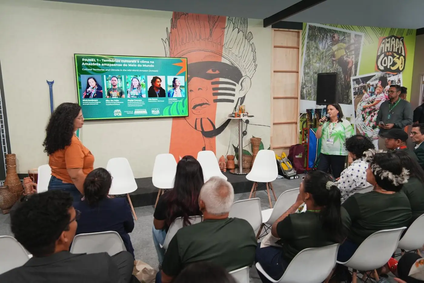 Amapá na COP30 - Painel Territórios, Culturas e Vilas na Amazônia Amapaense do Meio do Mundo