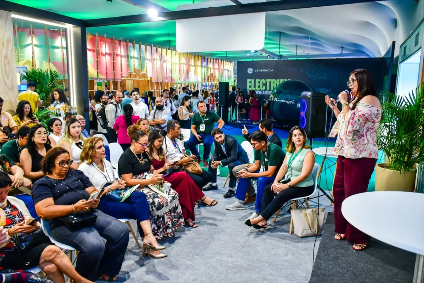 Amapá na COP30 - Painel Pitch Deck Tecnologia para Justiça Climática