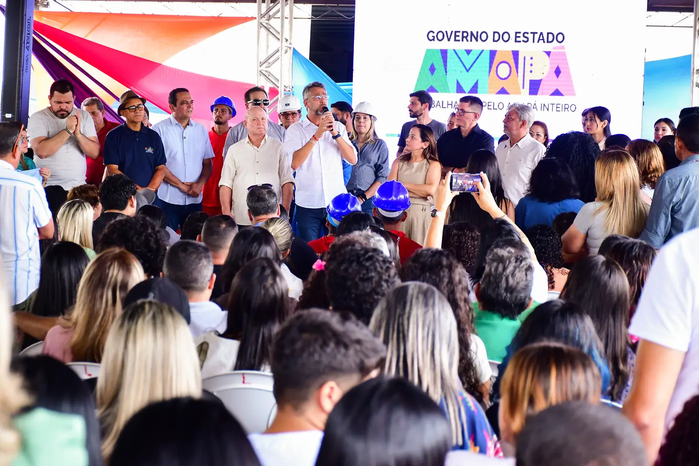 Assinatura da Ordem de Serviço da Escola Everaldo Vasconcelos
