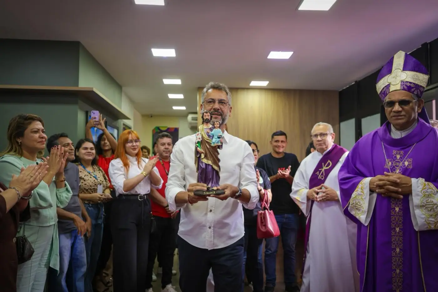 Palácio do Setentrião Recebe Imagem de São José como Parte da Peregrinação do Santo em Macapá