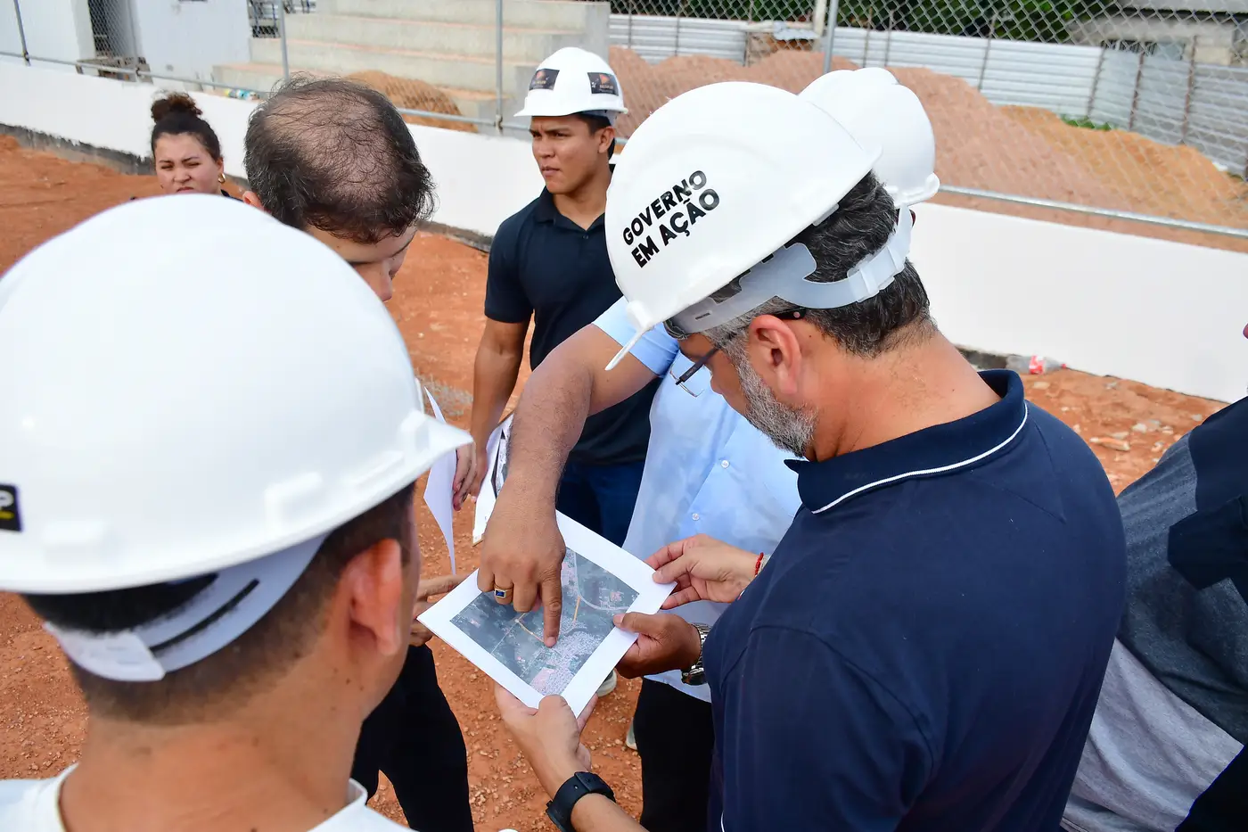 Visita na Obra da Arena do Bairro Jardim América