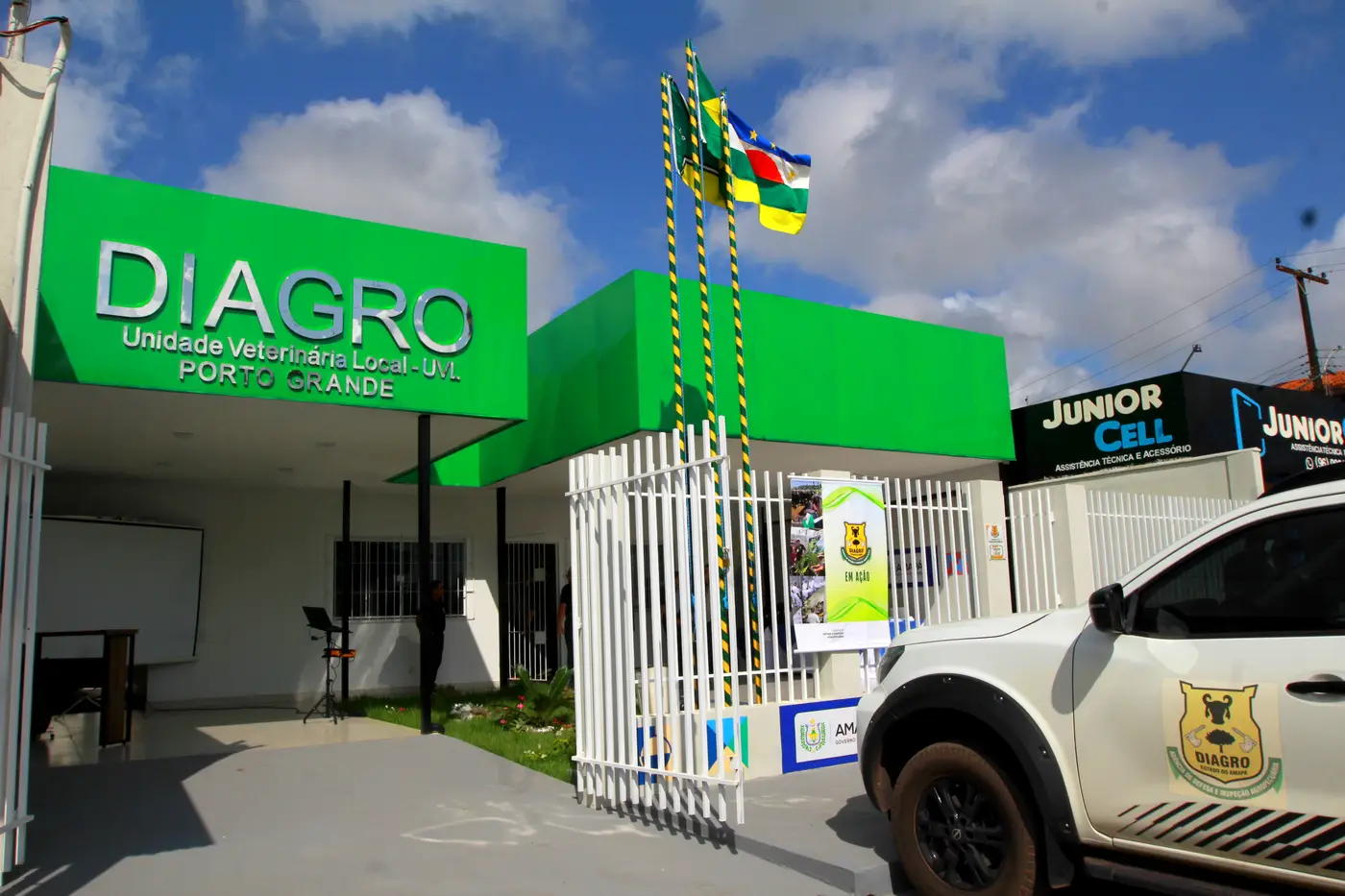 Inauguração da Unidade de Veterinária de Porto Grande