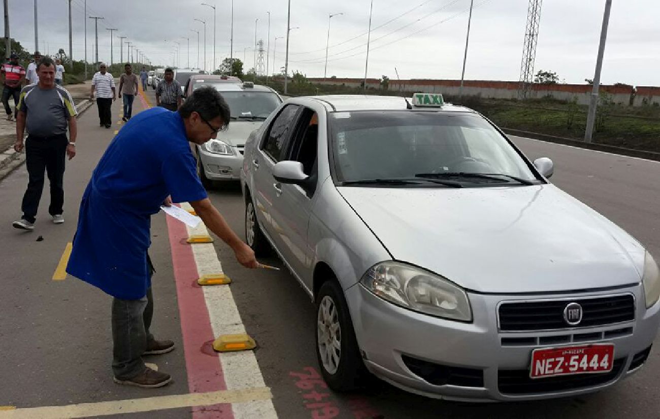 Taxistas de Macapá e Santana devem procurar o Ipem de acordo com o calendário