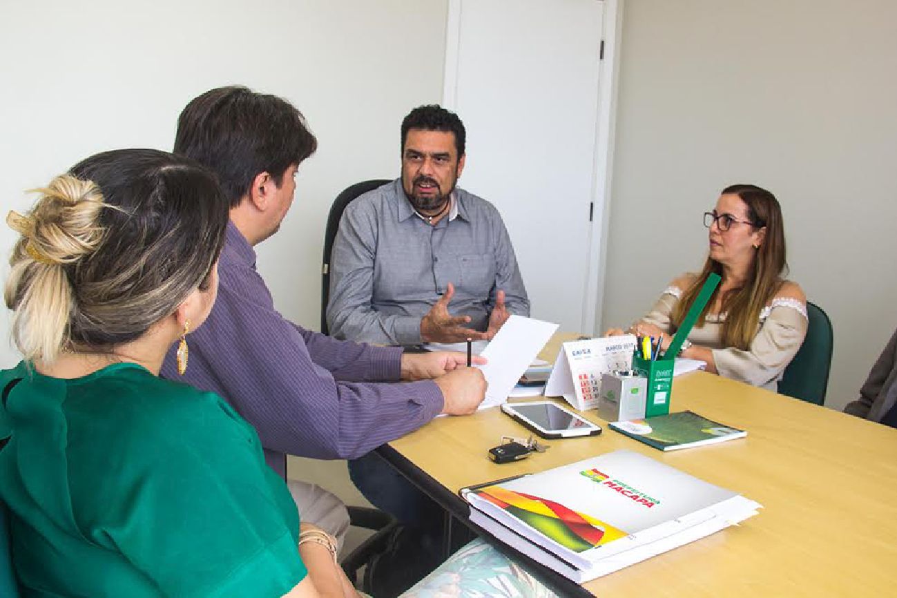 Secretário Alcir Matos (SDC) reuniu com representantes das prefeituras de Macapá, Santana e Mazagão