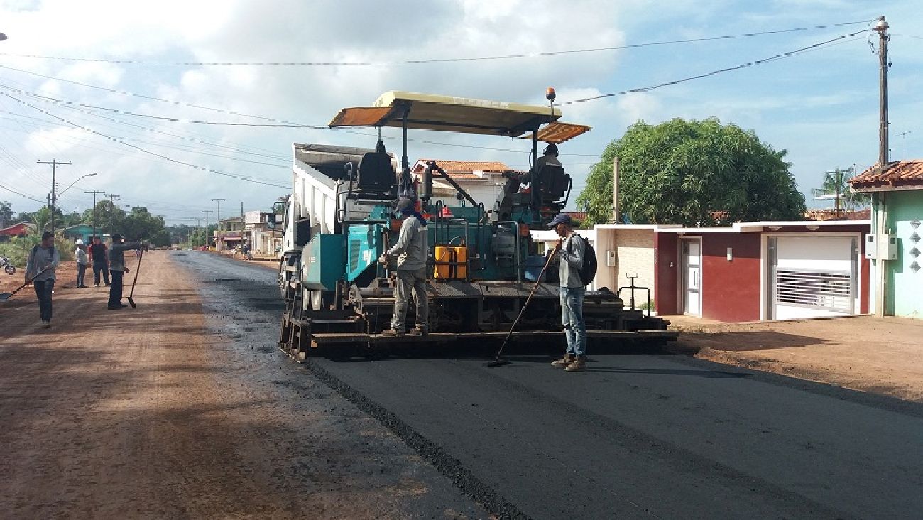 Com a conclusão da pavimentação na Avenida das Nações, os trabalhos devem ser direcionados para a Avenida Princesa Isabel.