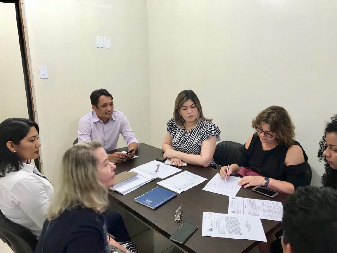Em reunião nesta quarta-feira, 27, foram tratados os detalhes da limpeza da área e do georreferenciamento.