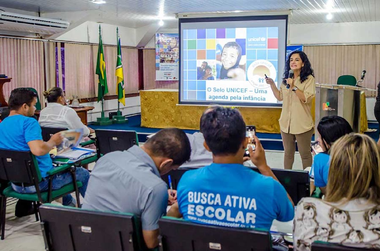 Capacitação terá palestras e atividades em grupo, acompanhadas por representantes do Unicef