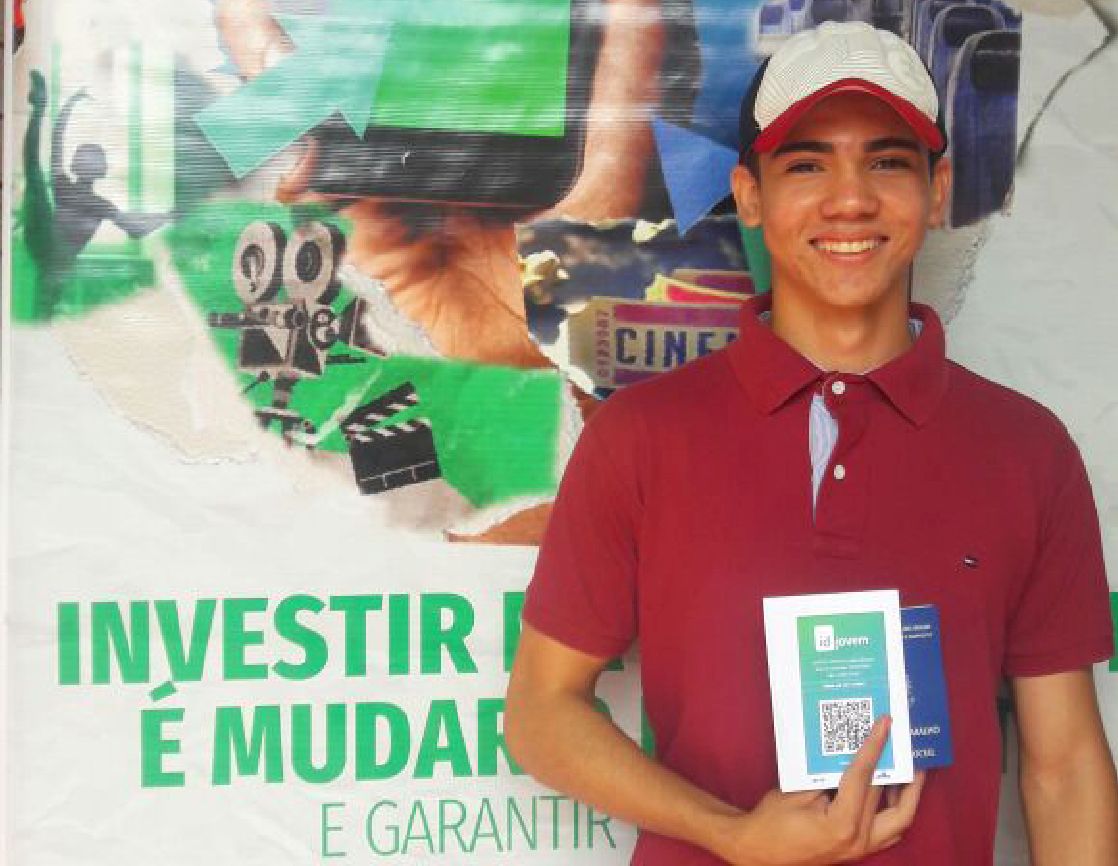 Marcos Santos foi um dos 127 jovem atendidos pela Caravana da Juventude realizada na Escola Estadual Carmelita do Carmo