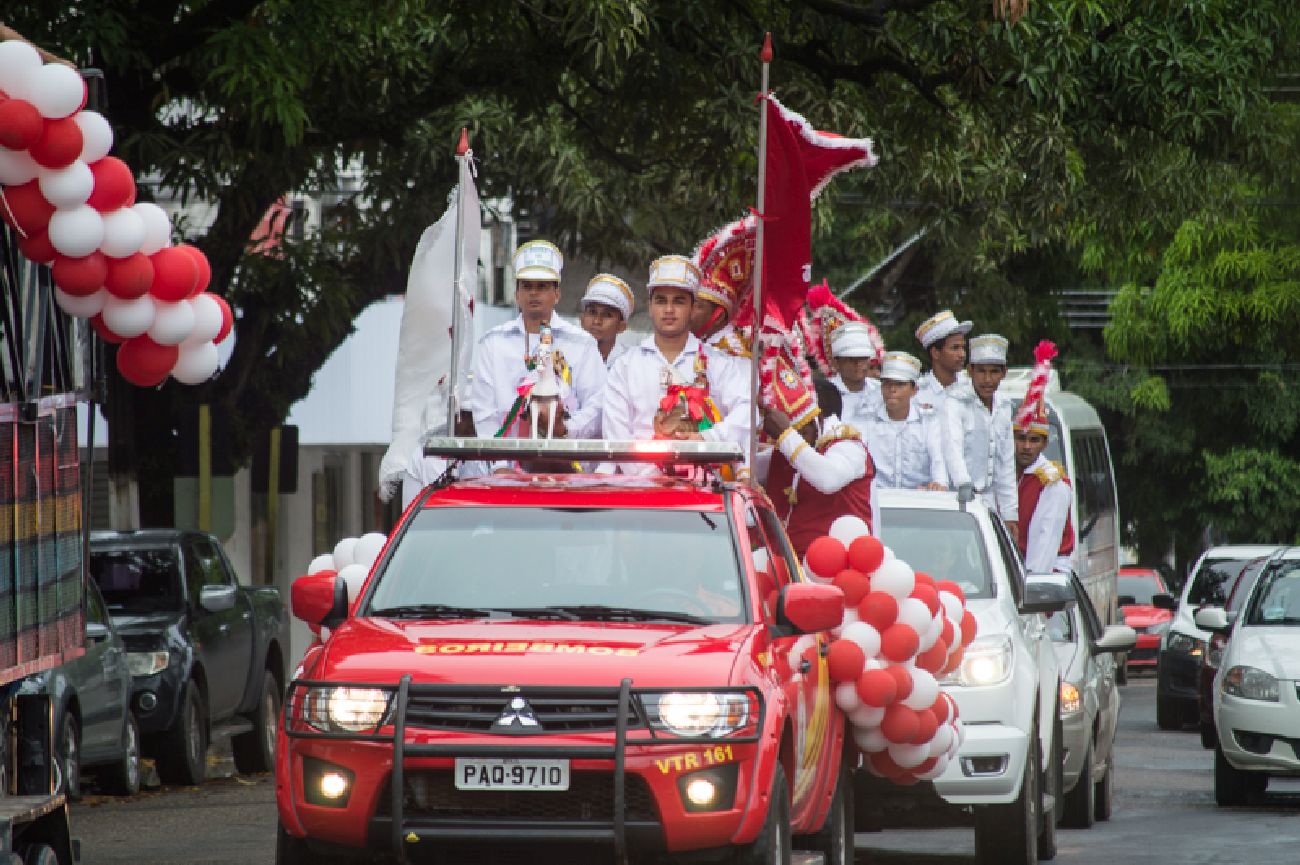 A peregrinação das imagens termina hoje na comunidade de Mazagão Velho, com o início das festividades