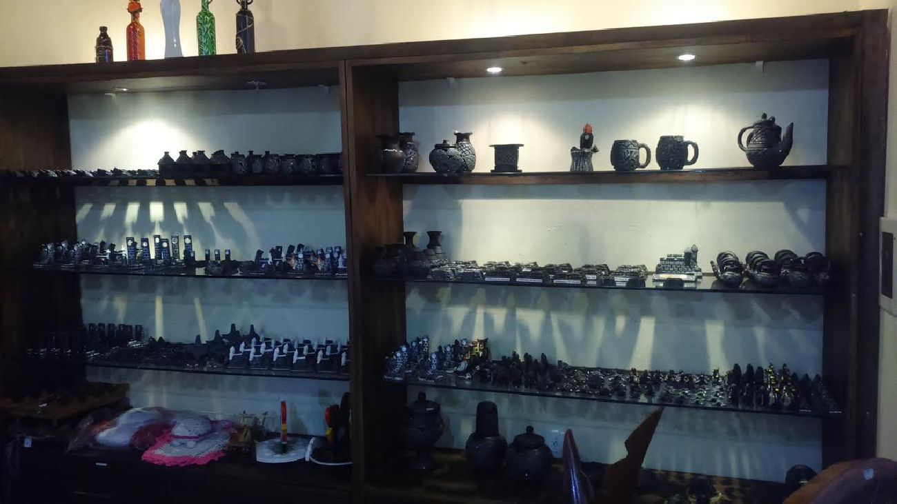Um dos produtos do Amapá em exposição na Fenearte, em Pernambucio, é a tradicional cerâmica mineralizada