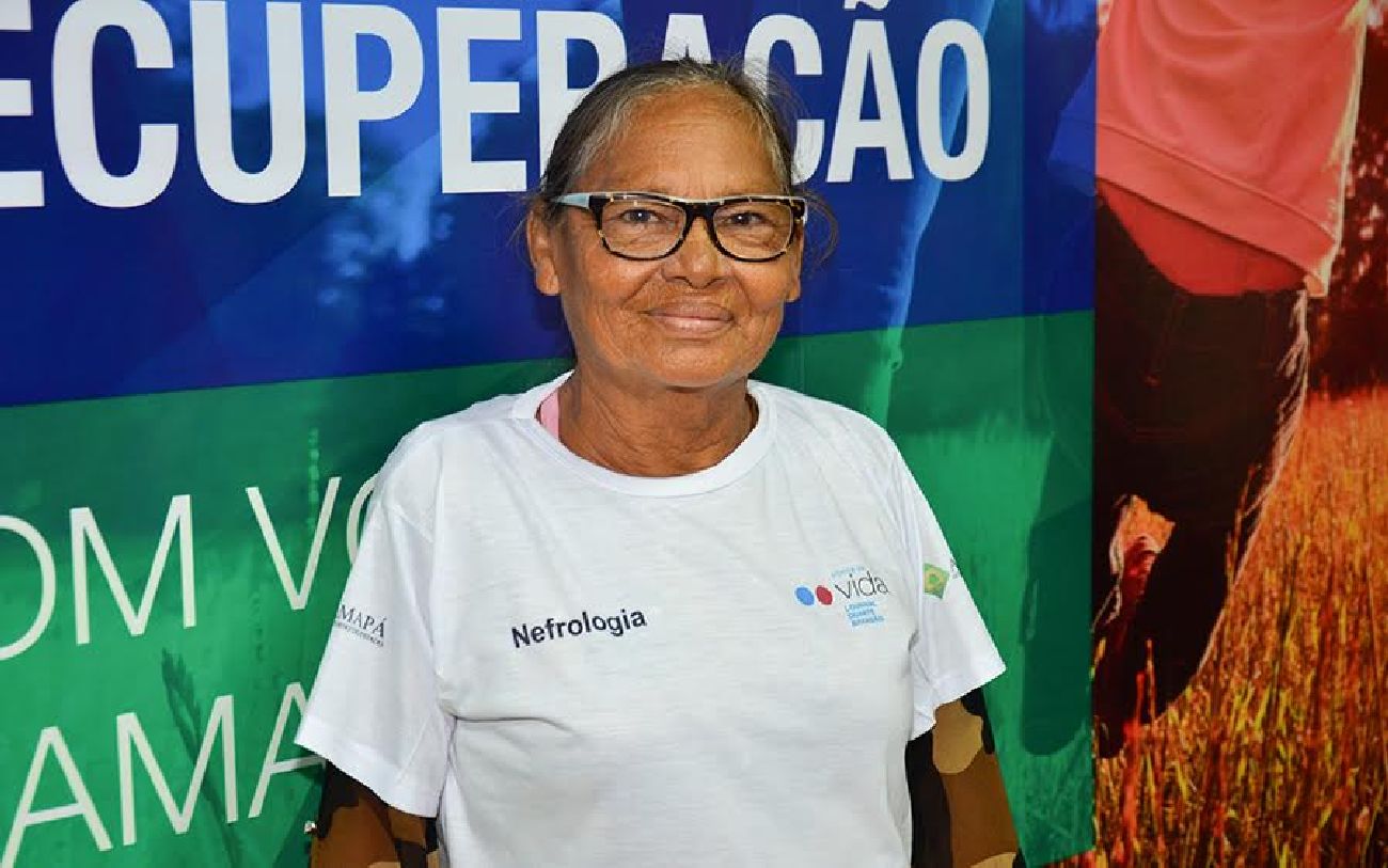 Santanense, Sebastiana há 15 anos tinha que ir até Macapá para fazer sua hemodiálise três vezes por semana. Agora ela levará cinco minutos para chegar até a Clínica da Vida