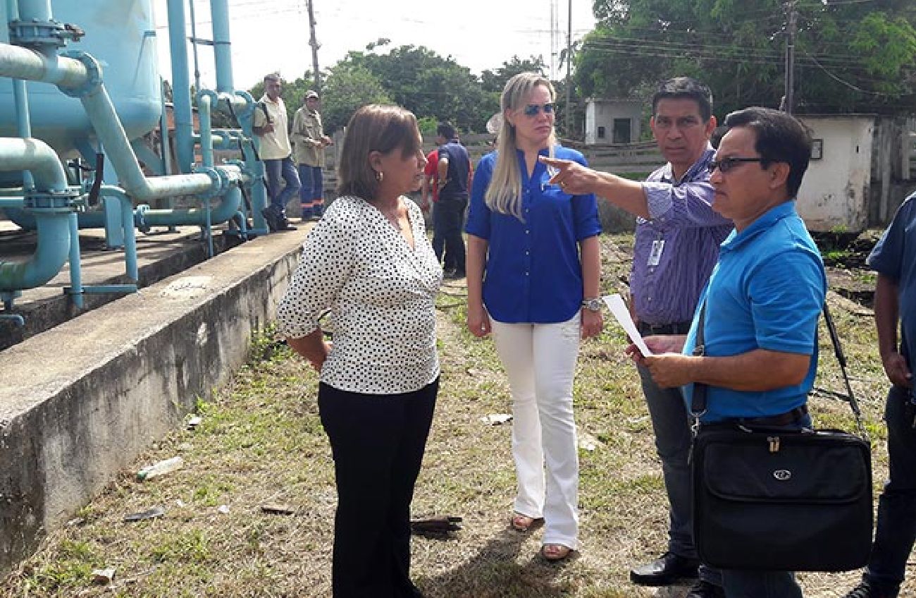 Presidente da Caesa, Valdinei Amanajás, participou da visita ao município de Pedra Branca do Amapari