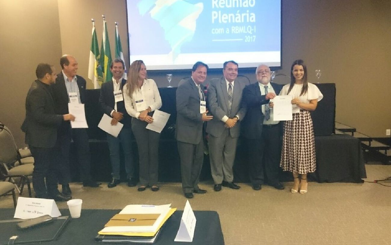 A premiação ocorreu em setembro de 2017 em Natal/RN, durante a Reunião Plenária do Inmetro com a RBMLQ-I.