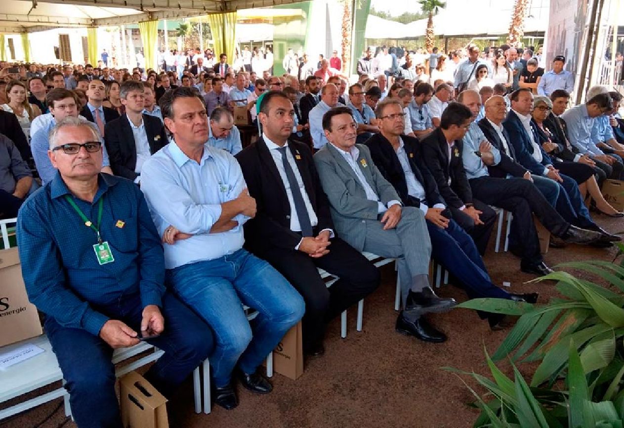 Vice-governador Papaléo Paes participou da solenidade de inauguração da Usina, em Mato Grosso