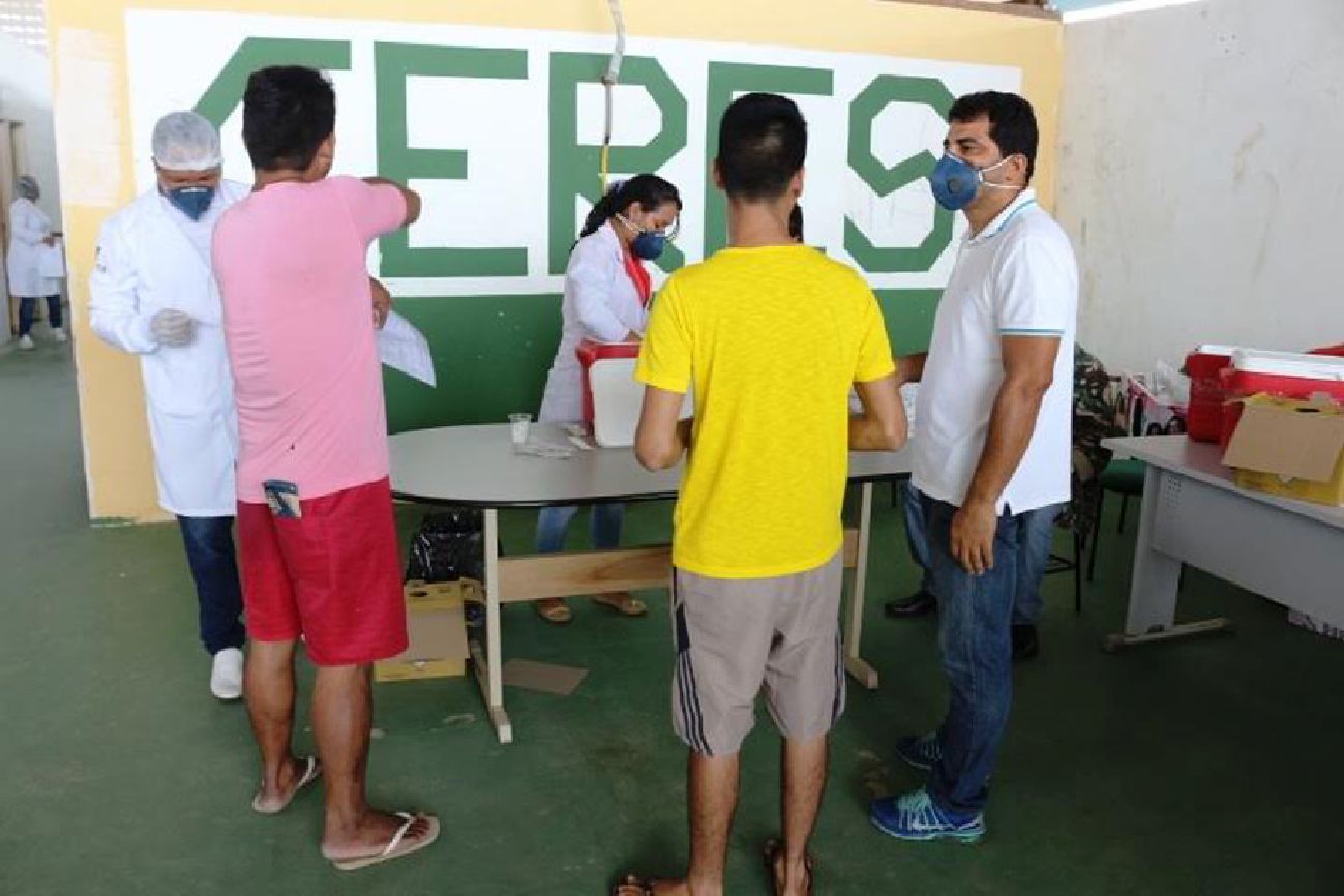 Durante uma semana, profissionais de saúde vão atender os presos no Iapen