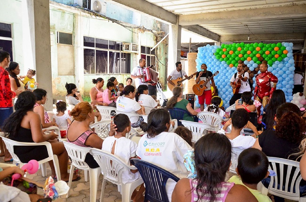 Todos os anos os funcionários festejam as datas comemorativas, principalmente as dedicado às crianças.