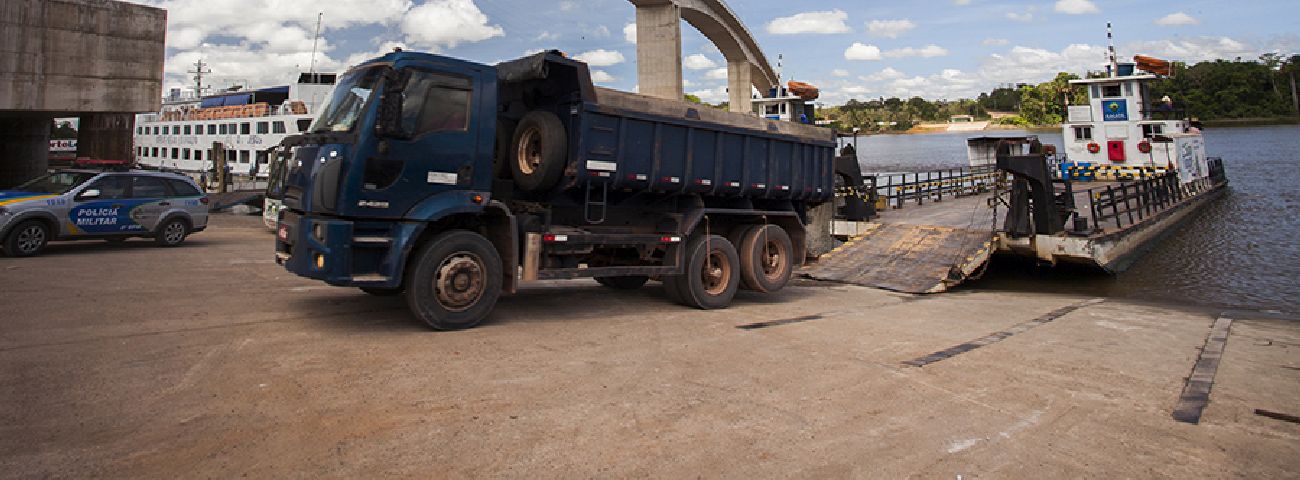 Utilização das balsas ocorreu após um estudo de viabilidade no local