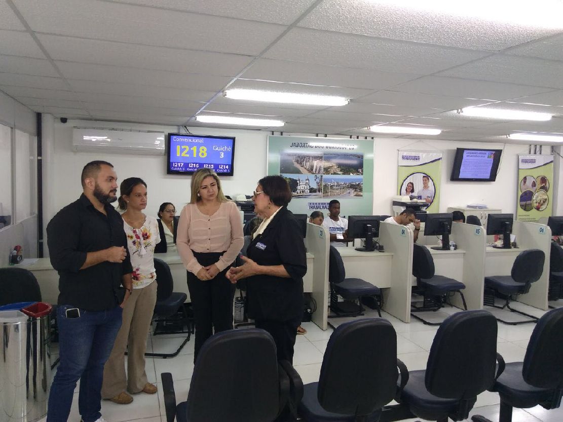 Na visita à Agência do Trabalhador foi possível conhecer de perto toda a dinâmica de atendimento ao cidadão