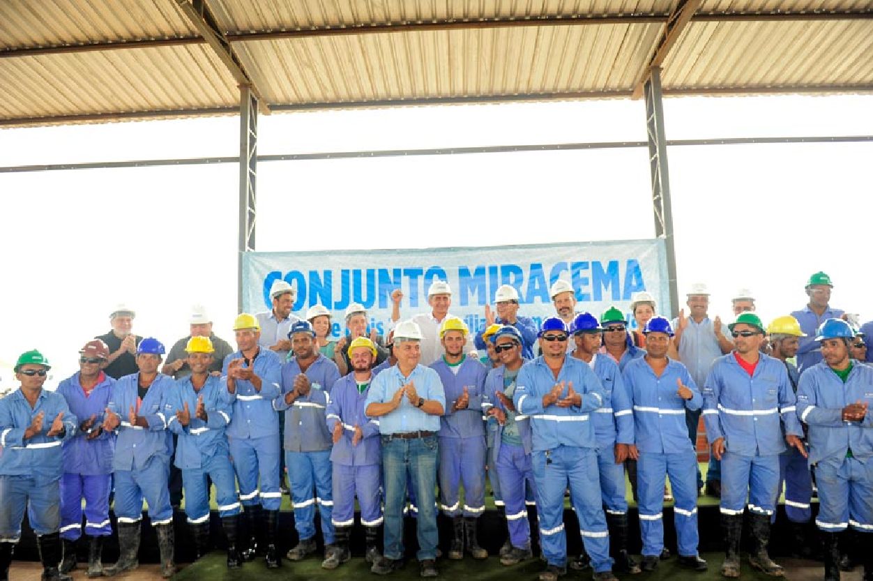 Só com as primeiras 500 moradias, já foram gerados cerca de 700 empregos, entre diretos e indiretos