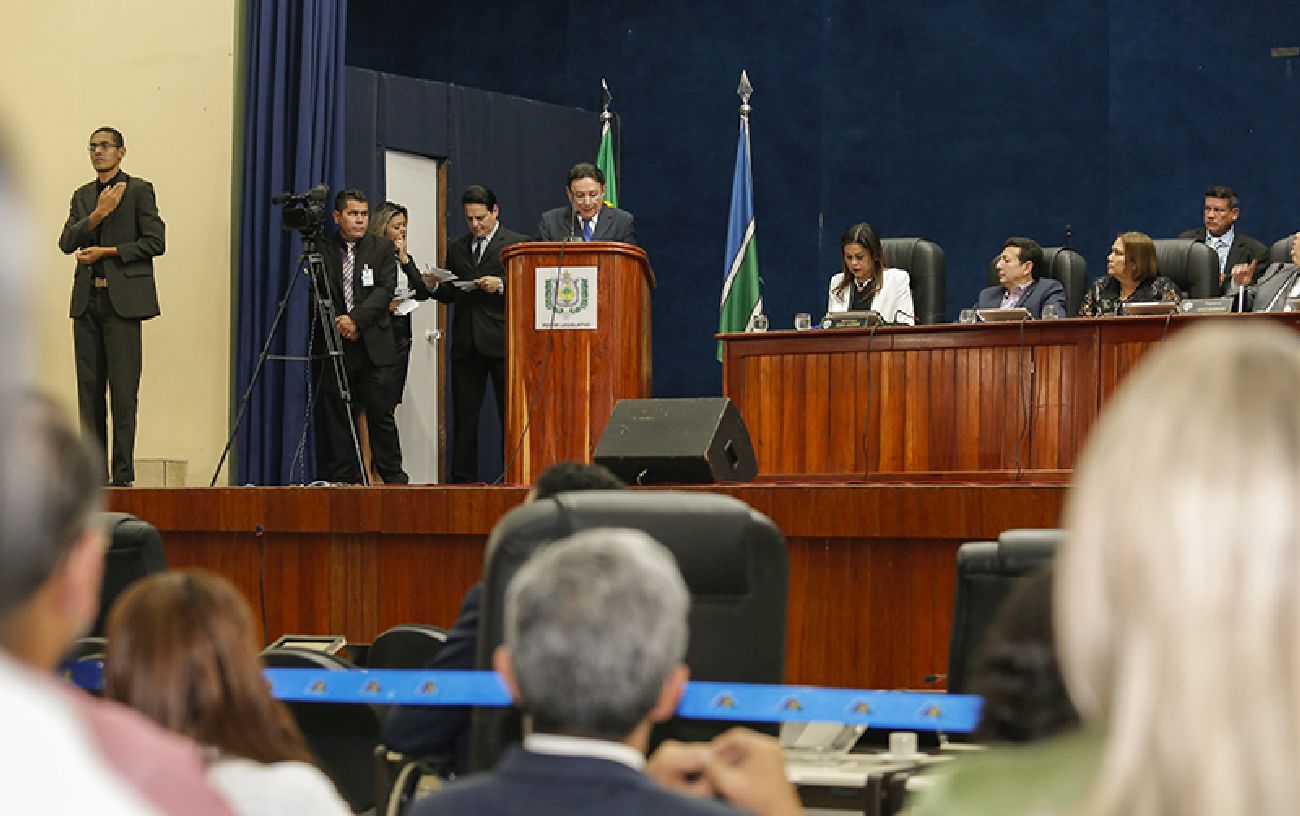 Abertura dos trabalhos legislativos ocorreu no Centro de Convenções Azevedo Picanço, nesta sexta-feira, 2.