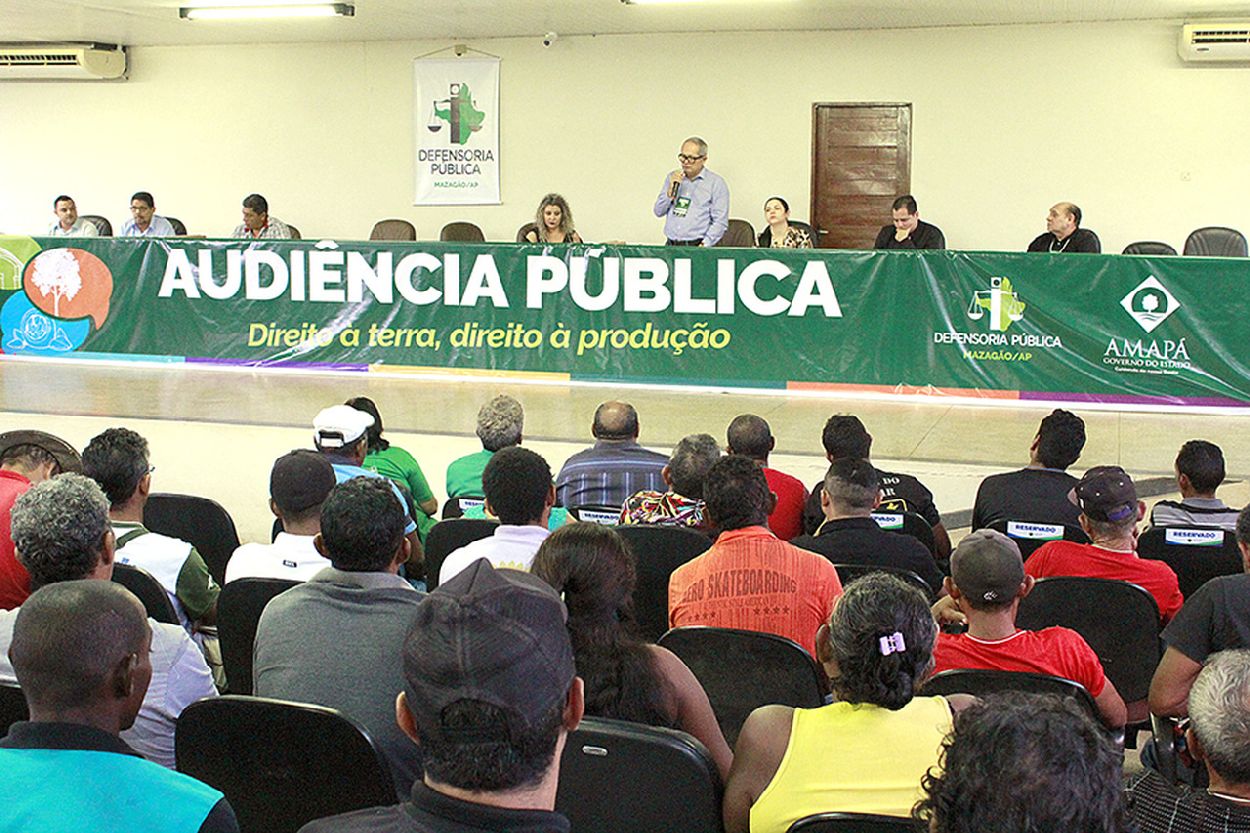 Evento, organizado pela Defensoria Pública do Amapá (Defenap), reuniu assentados de comunidades do município de Mazagão