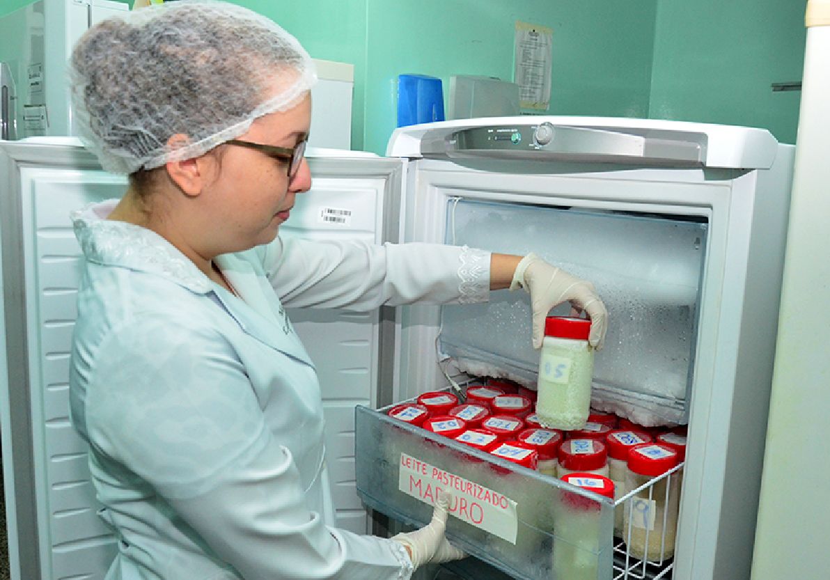 Com a doação de aproximadamente 20 mulheres, diariamente, o hospital consegue repor cerca de quatro litros de leite