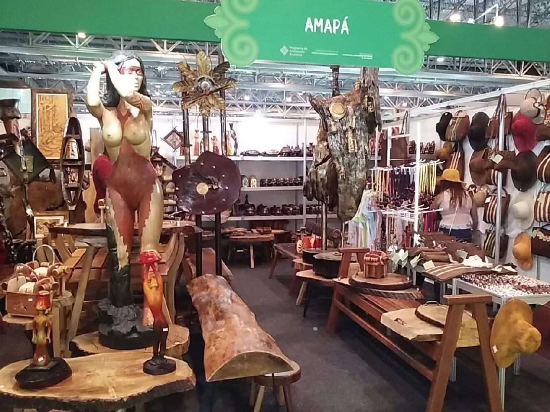 Estande do Amapá na Fenearte conta com cerca de 800 peças produzidas por artesãos locais