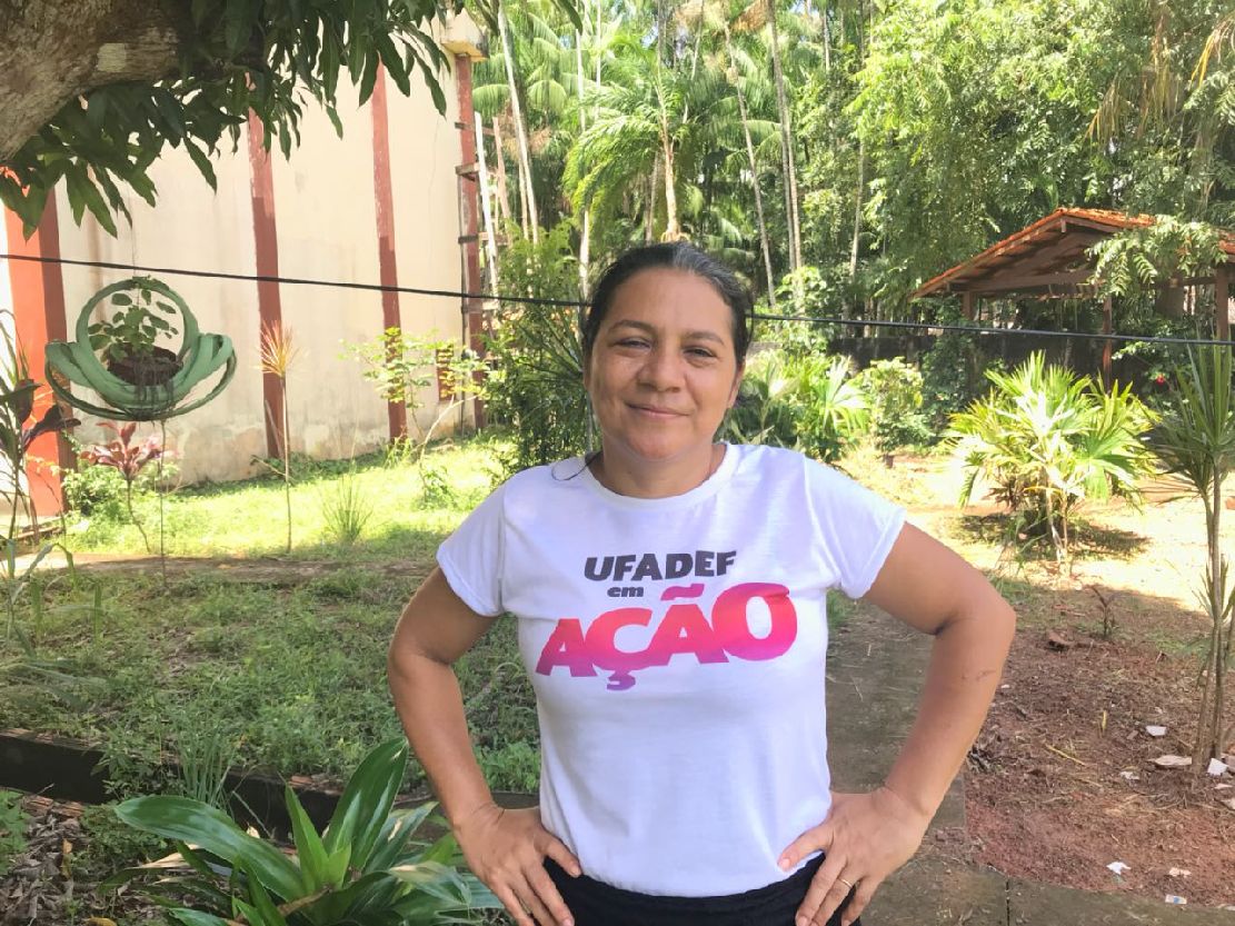 Iracema Monte aproveitou a ação para se consultar com médico clínico geral