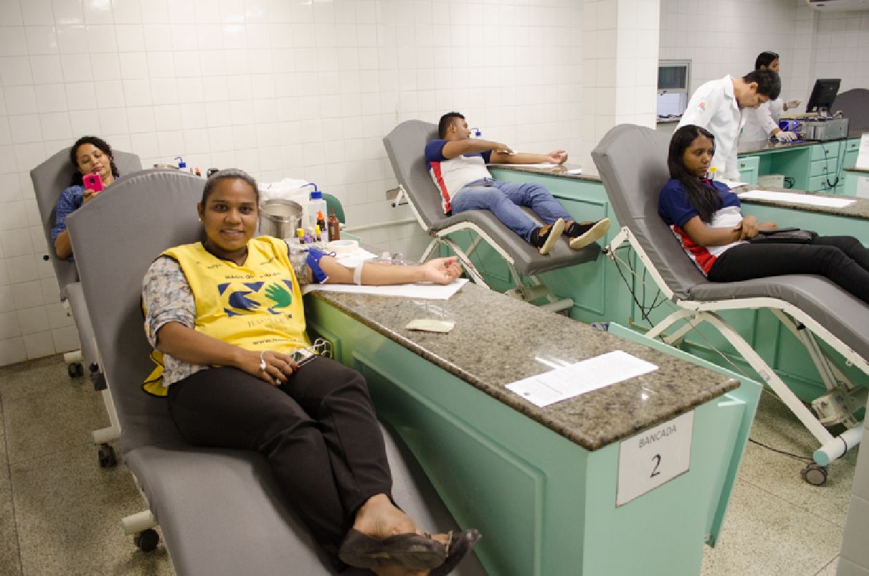 Com o grande fluxo, doações também serão feitas no decorrer da próxima semana.