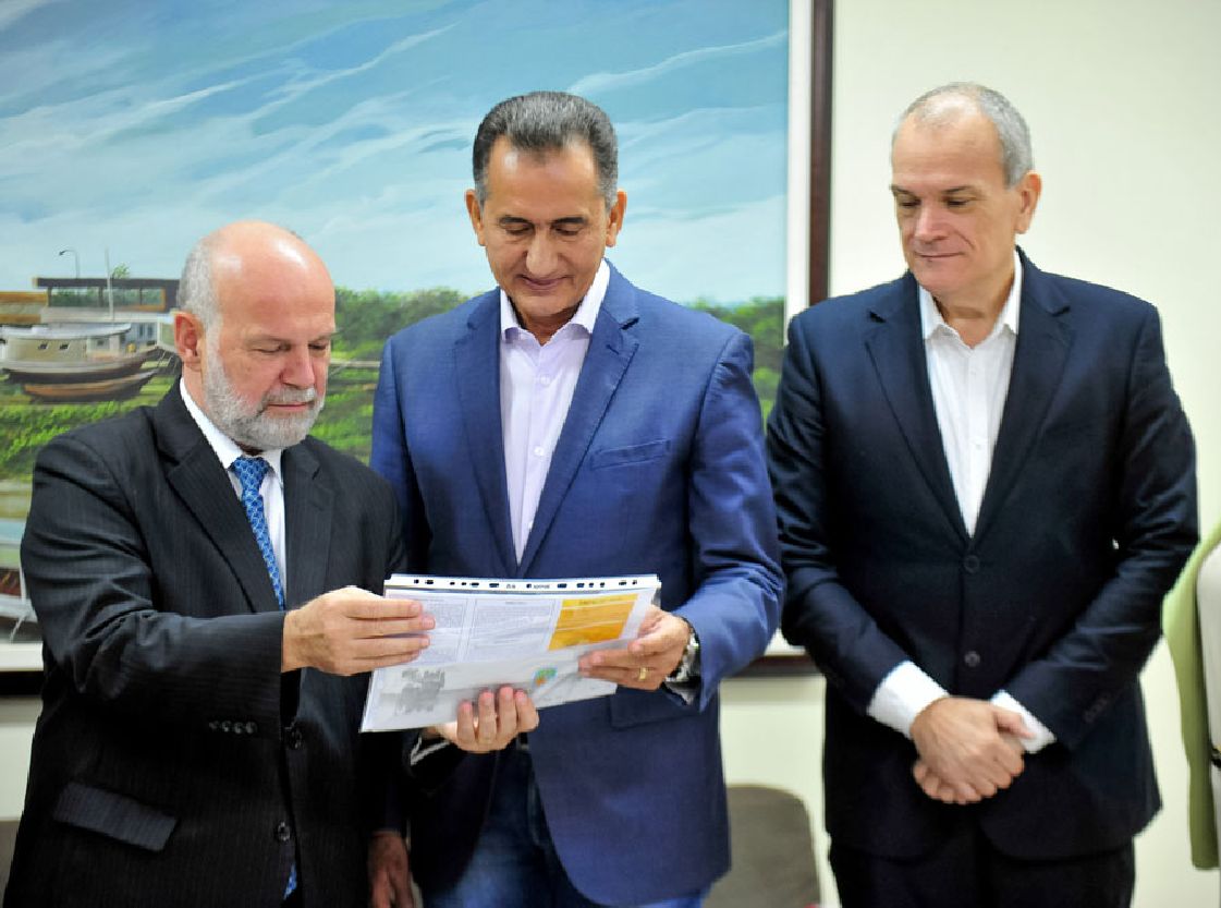 Carlo Krieger, durante o encontro, destacou fatores em comum entre Luxemburgo e Amapá
