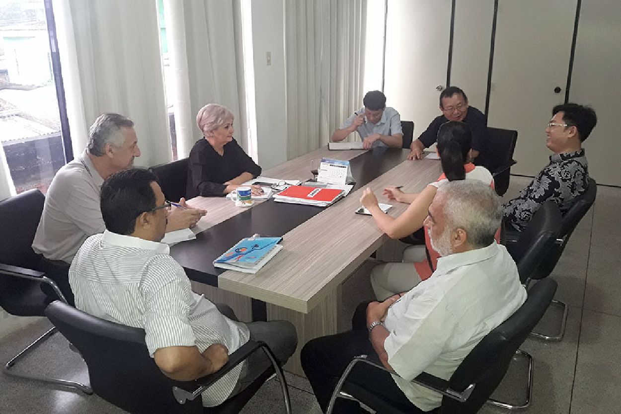 Este foi o primeiro encontro entre os representantes da mineradora chinesa com um órgão estadual, para a instalação no Amapá
