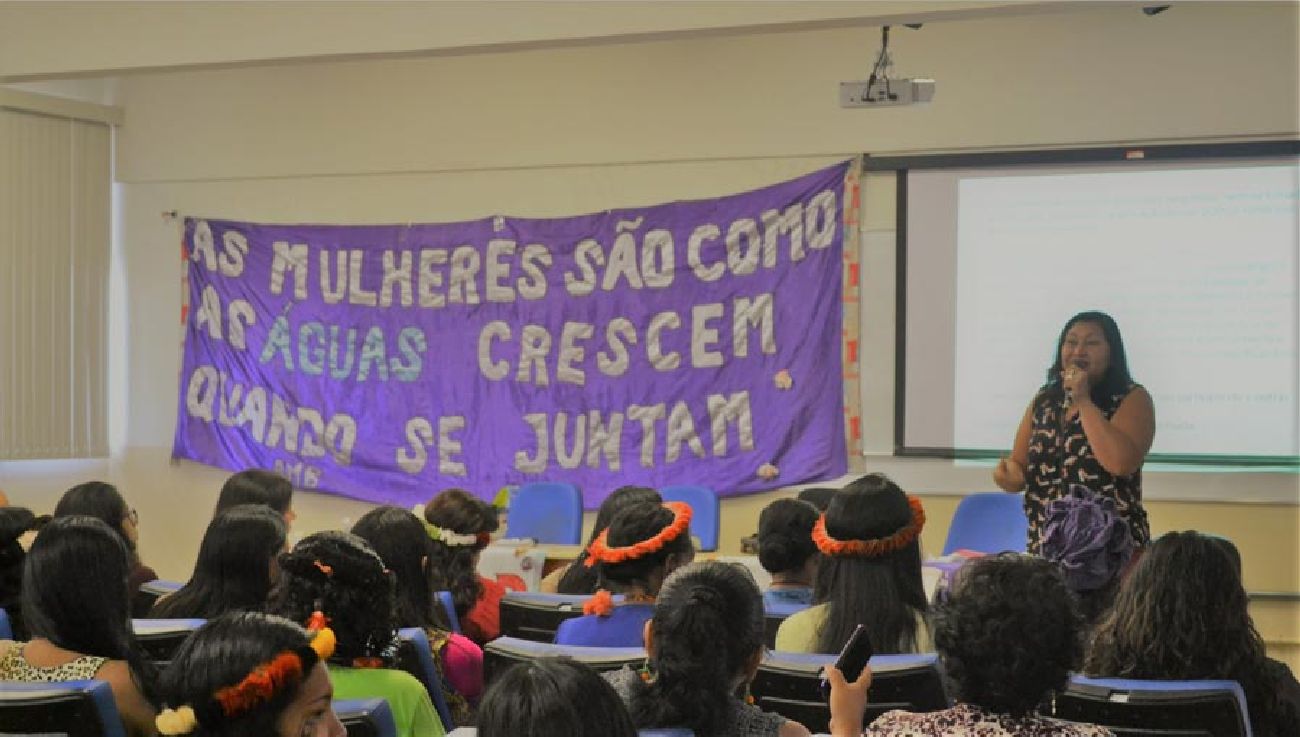 Mulheres indígenas se reuniram no quarto dia do evento, na Unifap