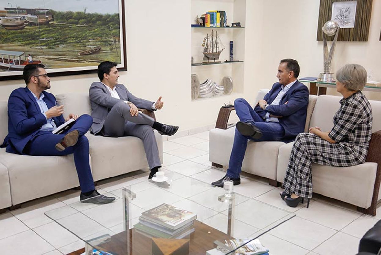 Nesta quarta-feira, o governador Waldez Góes reuniu com representantes do MDIC, Suframa e Agência Amapá para tratar do projeto