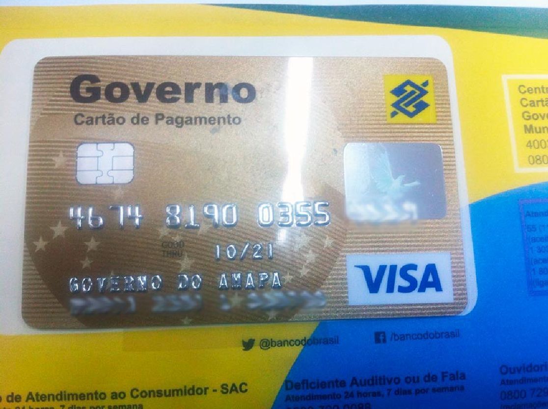 O valor é exatamente igual ao que seria creditado em conta corrente. Só que, agora, por cartão magnético.