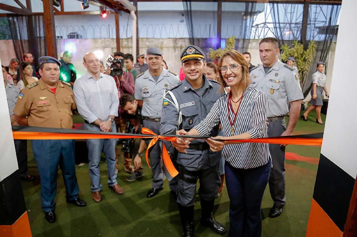 Primeira-dama Marilia Góes representou o governador Waldez na inauguração das novas instalações do BPRE