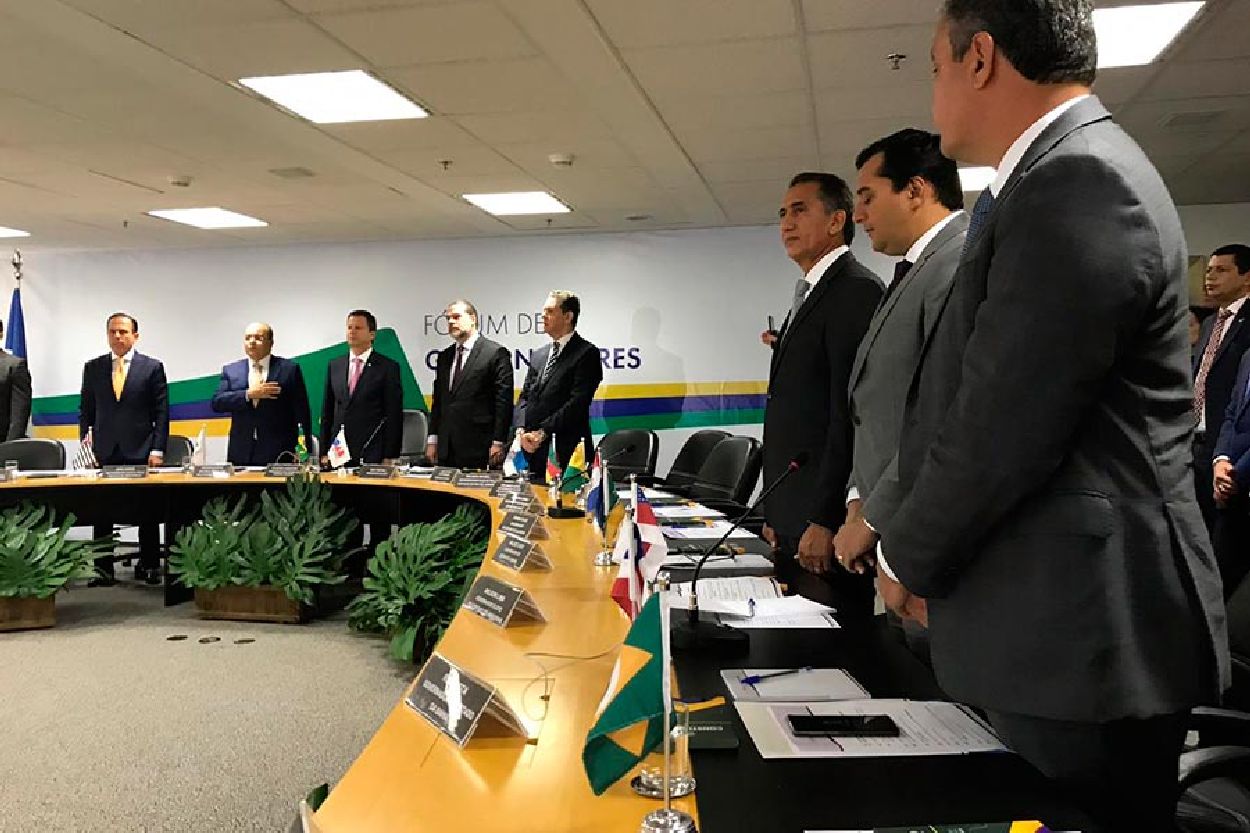 Waldez Góes participou do II Fórum de Governadores Eleitos, em Brasília (DF), nesta quarta-feira