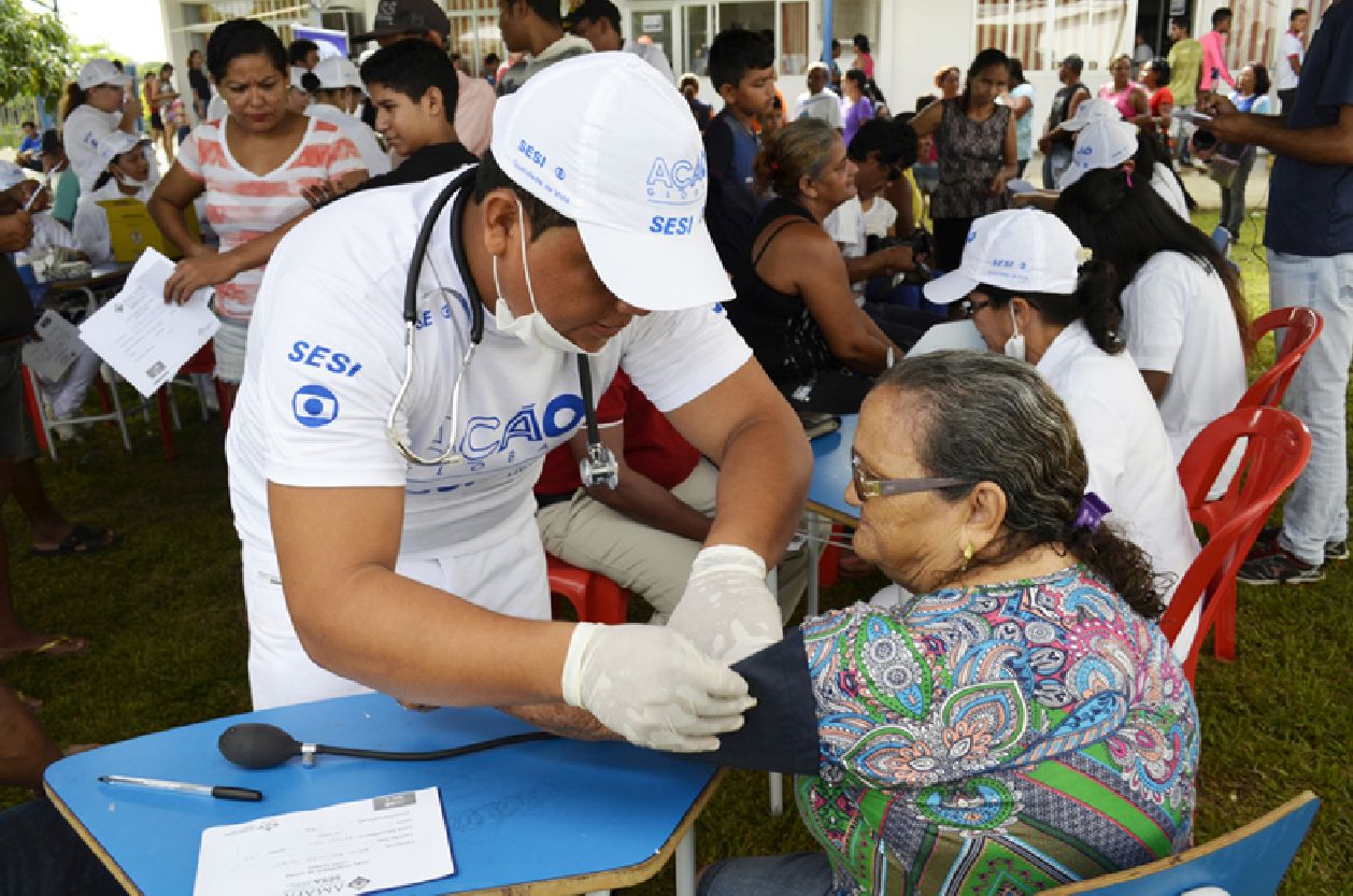 Aspecto de versão anterior da Ação Global com apoio do Governo do Estado do Amapá